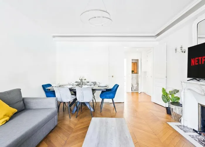 Arc De Triomphe Luxurious 3 Bedroom With Netflix דירה פריז